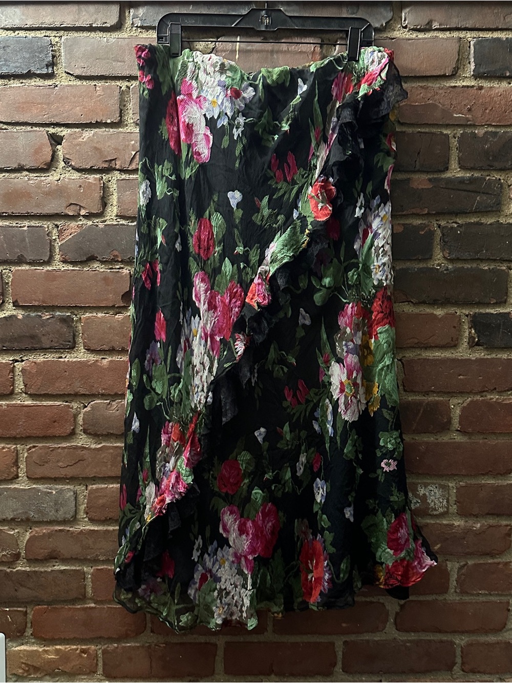 Carole Little | Silk Midi Skirt plus 22 2X